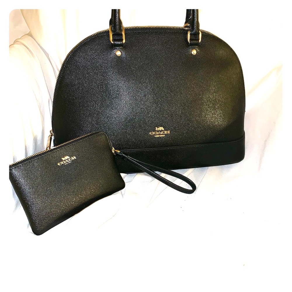 Coach Bag with Wristlet.